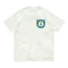 Happy Fun goodsのギンネコワールドレコード Organic Cotton T-Shirt