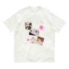 𝙈𝙊𝙈𝙊'𝙨 𝙎𝙝𝙤𝙥のMOMOとコラージュ-02 Organic Cotton T-Shirt