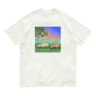 pandaticsのゆうぐれキャンプ Organic Cotton T-Shirt