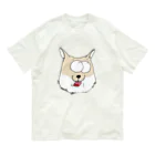 白いネコNISAIとスナギツネぎ。のスナギツネギ Organic Cotton T-Shirt