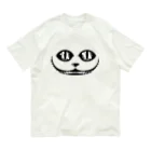 Cɐkeccooのニタニタ怖い?チェシャネコ(不思議の国のアリス) Organic Cotton T-Shirt