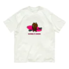 STUDIO SUNLIGHT WEB SHOPのカヤック×クマ（ピンク） Organic Cotton T-Shirt