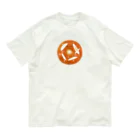 とことこ(パンの人)のプレッツェルベーグルさん オーガニックコットンTシャツ