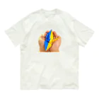 モリチエコのPray For Ukraine オーガニックコットンTシャツ