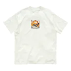 337のカプチーノだっチーの オーガニックコットンTシャツ