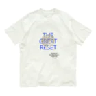 ムーンショット富士原のTHE GREAT RESET オーガニックコットンTシャツ