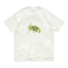 LEOLEOの挨拶をするエボシカメレオン Organic Cotton T-Shirt