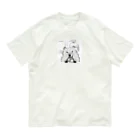 a.k.a kakのウッド・チャック（ピザ） オーガニックコットンTシャツ