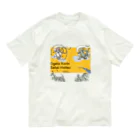 ゆるびの風神雷神&夏草 Organic Cotton T-Shirt