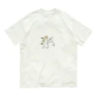 えまのflower marguerite オーガニックコットンTシャツ