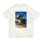 うめこずかんの海辺のうめこ１ Organic Cotton T-Shirt