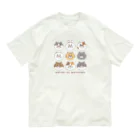 目つきの悪い猫＠いけやけいの色々にゃんこ オーガニックコットンTシャツ