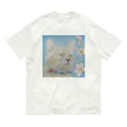 理絵のねこ ぬくぬく オーガニックコットンTシャツ