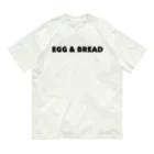 seizanのegg & bread オーガニックコットンTシャツ