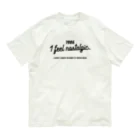 SANKAKU DESIGN STOREの1986ver. 懐かしのあの頃に戻りたい。for black オーガニックコットンTシャツ