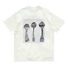 たかすぎるな。の3本の何かの実が付いた木Tシャツ Organic Cotton T-Shirt