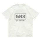 NE9TARのGN8 -OYASUMI- オーガニックコットンTシャツ