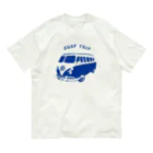 ブルーカメラのシンプルTシャツ屋のワーゲンバスでサーフィンへGo オーガニックコットンTシャツ