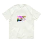 BEAUSAILの鹿 オーガニックコットンTシャツ