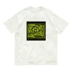 HARION=HARIONのアンモナイトシネマ【yellow-green】 オーガニックコットンTシャツ