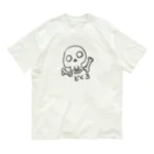 Siderunの館 B2のクレヨン DE どくろ(黒絵) オーガニックコットンTシャツ