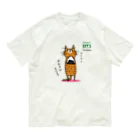 Green F.A.Mのおむすびネコ オーガニックコットンTシャツ