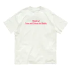 Mona♡ChirolのWorld of Love＆Peace＆SmileーPink Vol.③ー オーガニックコットンTシャツ