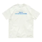 Mona♡ChirolのWorld of Love＆Peace＆SmileーBlue Vol.②ー オーガニックコットンTシャツ