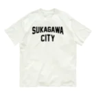 JIMOTOE Wear Local Japanの須賀川市 SUKAGAWA CITY Organic Cotton T-Shirt