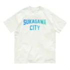 JIMOTOE Wear Local Japanの須賀川市 SUKAGAWA CITY Organic Cotton T-Shirt