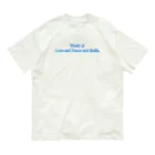 Mona♡ChirolのWorld of Love＆Peace＆SmileーBlue Vol.③ー Organic Cotton T-Shirt