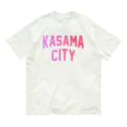 JIMOTO Wear Local Japanの笠間市 KASAMA CITY オーガニックコットンTシャツ