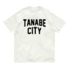 JIMOTO Wear Local Japanの田辺市 TANABE CITY オーガニックコットンTシャツ