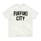 JIMOTOE Wear Local Japanの笛吹市 FUEFUKI CITY オーガニックコットンTシャツ