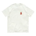 puikkoのタコさんウインナ（ワンポイント） Organic Cotton T-Shirt