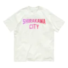 JIMOTOE Wear Local Japanの白河市 SHIRAKAWA CITY オーガニックコットンTシャツ