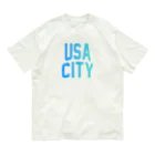 JIMOTOE Wear Local Japanの宇佐市 USA CITY Organic Cotton T-Shirt