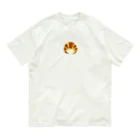 aya1の羊毛刺繍のクロワッサン Organic Cotton T-Shirt