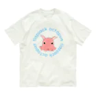 LalaHangeulのFlapjack Octopus(メンダコ) 英語バージョン Organic Cotton T-Shirt