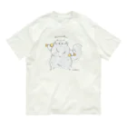 かわむショップ　suzuri支店の筋肉ねこちゃん💪 Organic Cotton T-Shirt