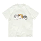 ふわにゃんshopののんびりにゃんず オーガニックコットンTシャツ