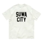 JIMOTO Wear Local Japanの諏訪市 SUWA CITY オーガニックコットンTシャツ