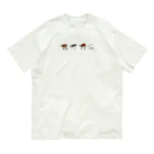 YUKIYAMAの野鳥整列 Organic Cotton T-Shirt
