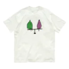 ＋Whimsyのシーソーシソ オーガニックコットンTシャツ