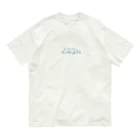 atelier PinoMiのHOLIDAY ( ブルー ) オーガニックコットンTシャツ