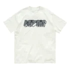 とぼけがおのhiscore tobokegao logo black オーガニックコットンTシャツ