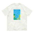 さかがわ成美の初夏の風を走る　 オーガニックコットンTシャツ
