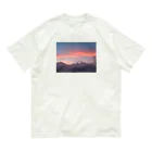 miss roseのオレンジがかった空 Organic Cotton T-Shirt