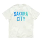 JIMOTOE Wear Local Japanのさくら市 SAKURA CITY Organic Cotton T-Shirt