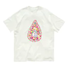 あいざわりさ子のガラス瓶の中の女の子 オーガニックコットンTシャツ